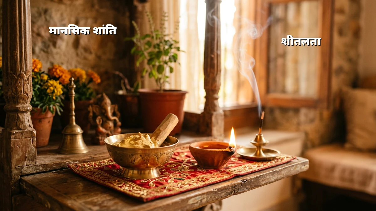 चंदन से मानसिक शांति पाने का गृहणियों का तरीका