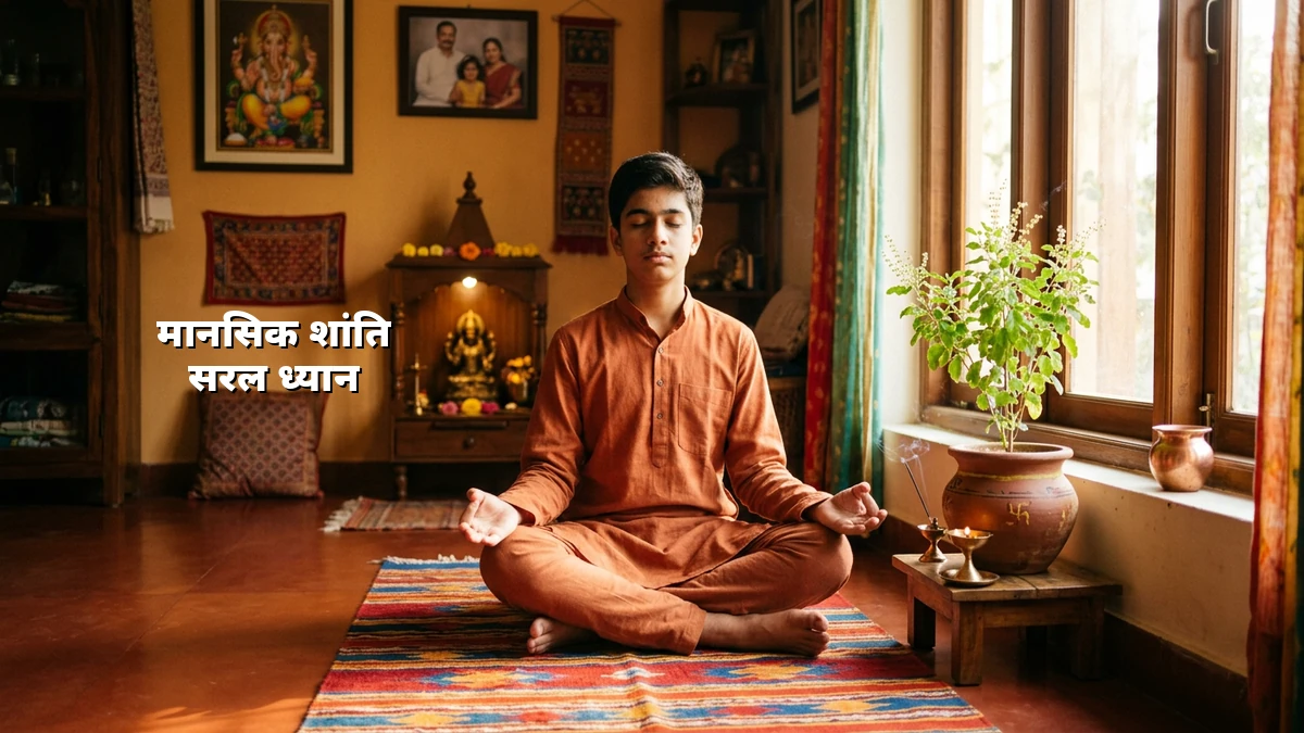 परीक्षा के डर को कम करने के लिए सरल ध्यान