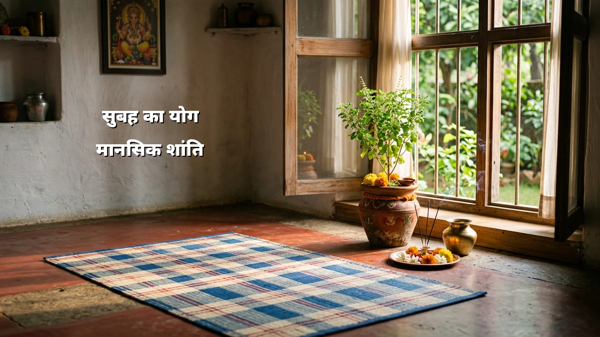 सुबह केवल 10 मिनट में मन को शांत करने के लिए शुरुआती योगासन