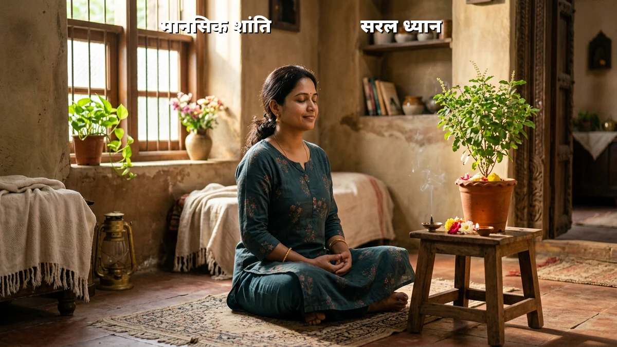 नकारात्मक विचारों को रोकने के लिए सरल ध्यान