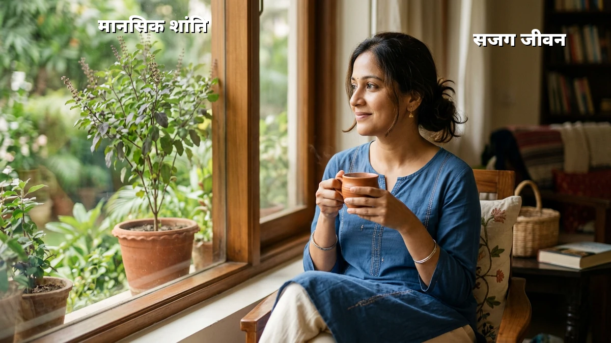 घर के शोर में मन शांत करने का सरल अभ्यास