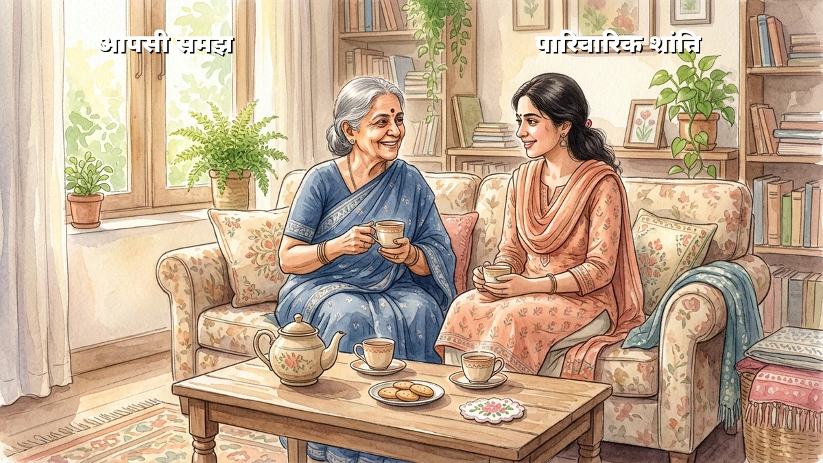 सास बहू के रिश्ते में सुधार के आसान तरीके