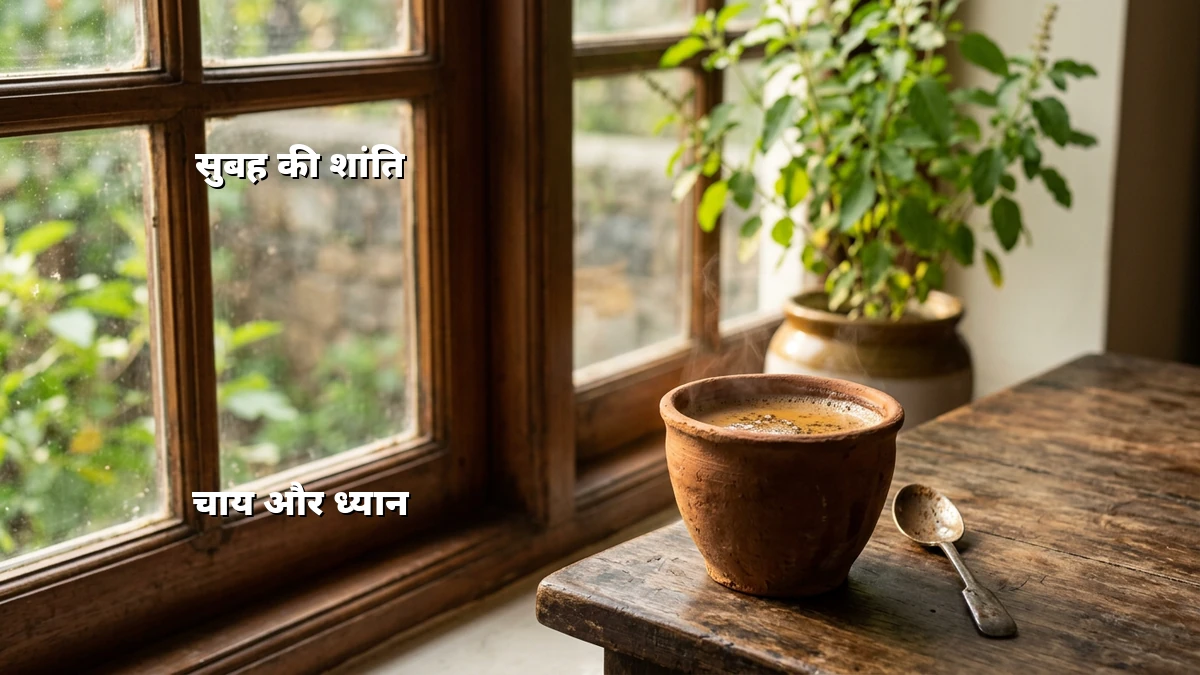 सुबह की चाय के साथ माइंडफुलनेस का अभ्यास