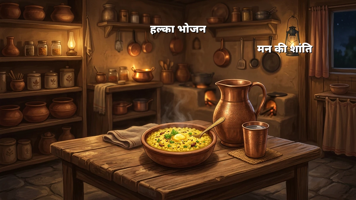 रात को भारी भोजन से मानसिक अशांति का खतरा